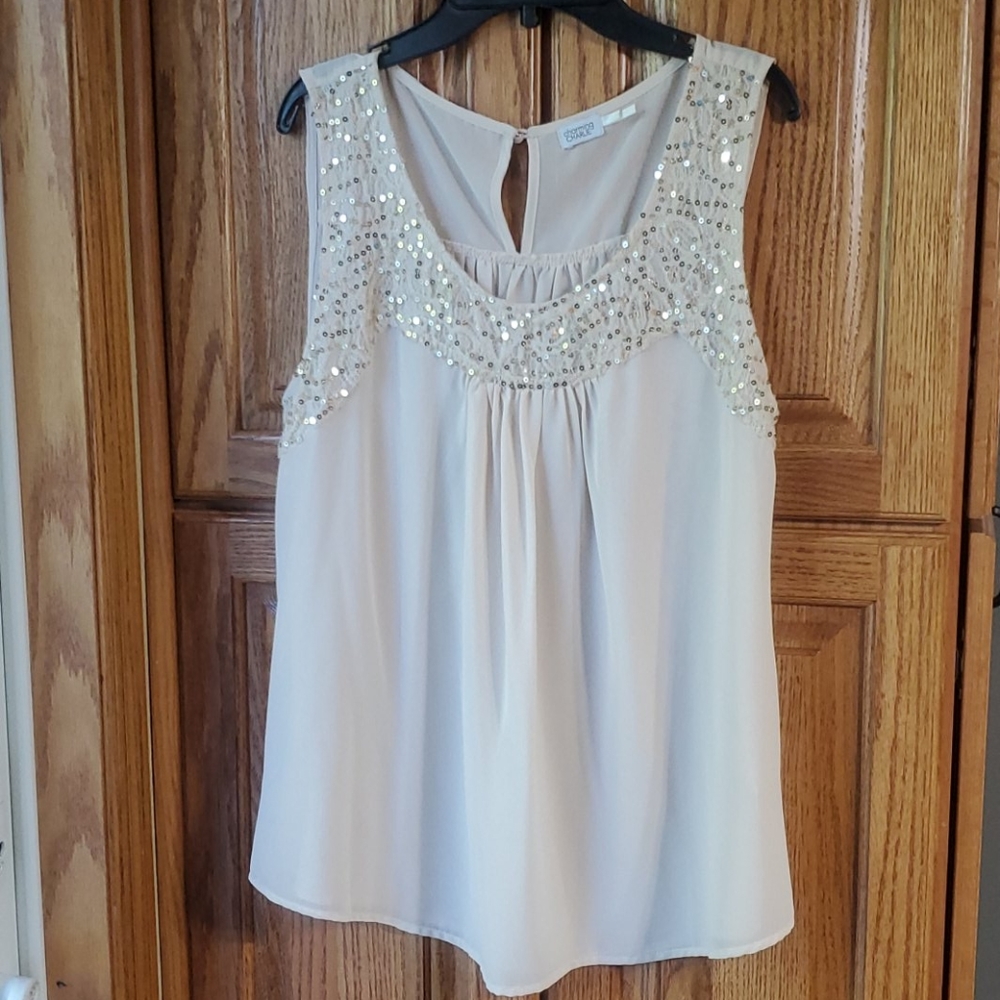 Charming Charlie sleeveless blouse